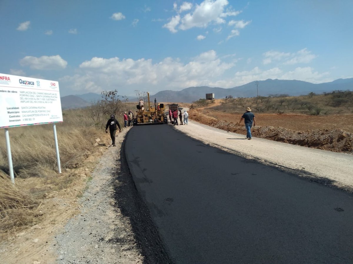 Ampliación del Camino de Miahuatlán de Porfirio Díaz